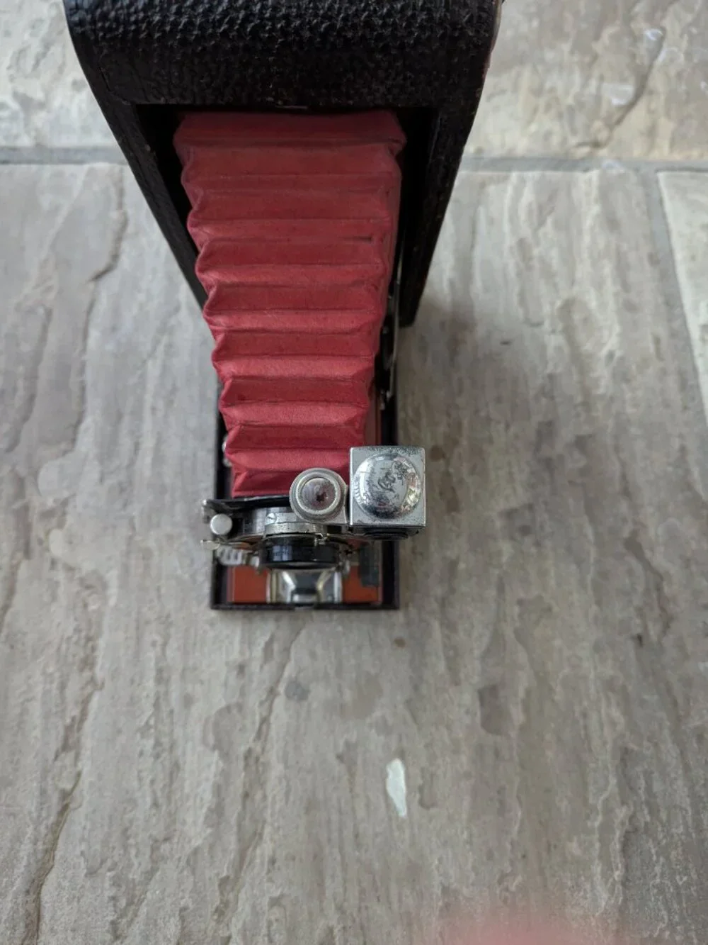 Kodak No.3A Folding Pocket Model B3 1890-1906 Camera (Red Bellows) - Picture 6 of 14